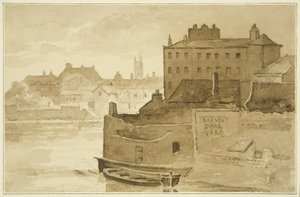 Floating Harbour, Counterslip (piirustus, akvarelli) tekijältä John Reverend Eden