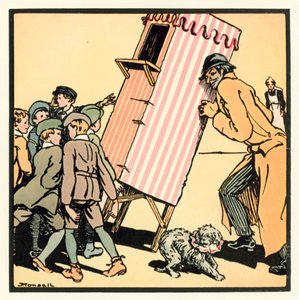 Kensington Rhymes: The Punch And Judy Show (värilitho) tekijältä John Robert (after) Monsell
