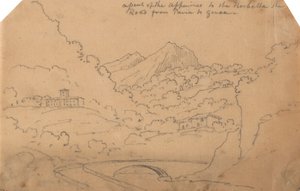 Apenniinien nousu Rochettalle tekijältä John Robert Cozens