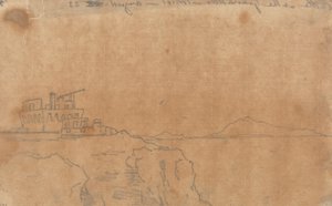 Granatellon linna, Portici, 23. elokuuta tekijältä John Robert Cozens