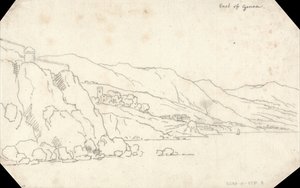 Genovan itäpuolella tekijältä John Robert Cozens