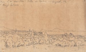 Sir W. Hamiltonin huvilasta Porticista, 12. elokuuta. tekijältä John Robert Cozens