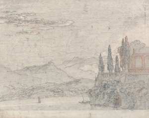 Borromean saari, Lago Maggiore tekijältä John Robert Cozens