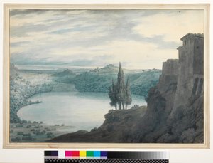 Huonekalut ja erilaiset esineet 1100- ja 1300-luvuilta tekijältä John Robert Cozens