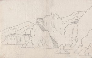 Rock Coastline tekijältä John Robert Cozens