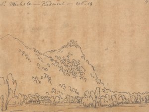 Saint Michele, Piemonte, 18. lokakuuta. tekijältä John Robert Cozens