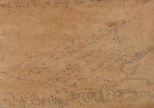 Rannikko kohti Amalfia Vietristä, 19. syyskuuta tekijältä John Robert Cozens