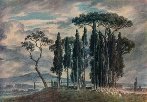 Villa Negroni, 1700-luku tekijältä John Robert Cozens