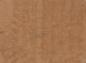 Huvilat kukkulan rinteellä tekijältä John Robert Cozens