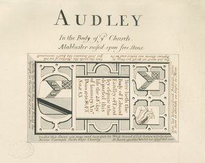 Audley Monuments - "Edward Eardley": kynä- ja pesupiirustus, nd [19th Century] (piirustus)