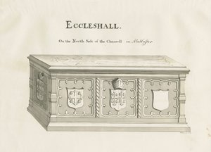 Eccleshall - Piispa Sampsonin hauta: kynä- ja pesupiirustus, nd [19th century] (piirustus) tekijältä John Robert Fernyhough