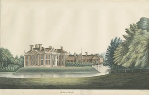 Hilton Hall: akvarellimaalaus ja [1800-luku]