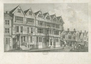 Stafford - Muinainen "High House": litografia ja [1800-luku] (painettu)
