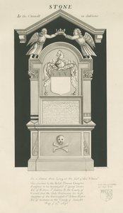 Kivi - Thomas Cromptonin hauta: seepiapiirros