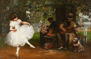 Old Showman (öljy kankaalle)