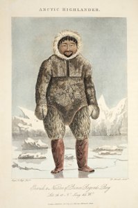 Arctic Highlander, Ervick, Prince Regents Bayn kotoisin, kuvitus teoksesta "A Voyage of Discovery...", 1819