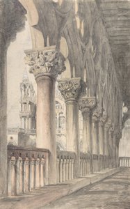 Herttuapalatsin loggia, Venetsia, 1849-50. tekijältä John Ruskin