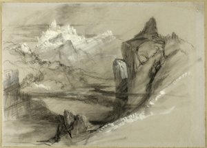 Vuoristomaisema tekijältä John Ruskin