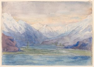 Vuoristomaisema tekijältä John Ruskin