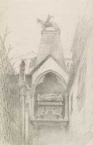 Tutkimus Can Grande della Scalan haudasta Veronassa, touko-elokuu 1869 tekijältä John Ruskin
