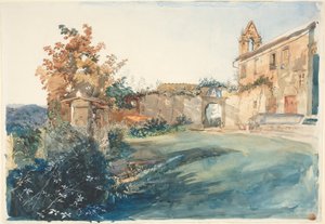 San Miniaton puutarha Firenzen lähellä tekijältä John Ruskin