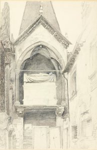 Cangrande I della Scalan hauta, Verona, 28. toukokuuta - 29. kesäkuuta 1869. tekijältä John Ruskin