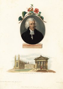 Thomas Martyn, kasvitieteen professori, Cambridgen yliopisto. 1799 (kaiverrus) tekijältä John Russel