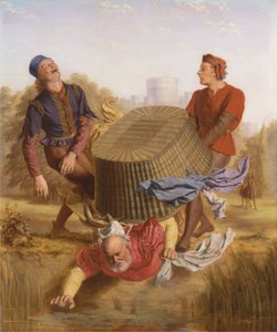 Buck Washing on Datchet Mead elokuvasta The Merry Wives of Windsor, III, v. tekijältä John S. Clifton