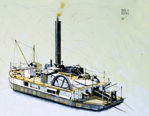 Bertha, ruoppaaja vuodelta 1844.
