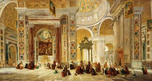 "Pietarin sisustus, Rooma", 1824-1885