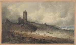 Aberystwythin linna tekijältä John Sell Cotman