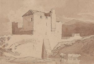 Vanha rakennus tekijältä John Sell Cotman