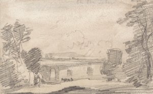 Bridge and Ruin Richard Wilsonin mukaan; Tiberillä tekijältä John Sell Cotman