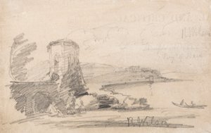 Silta ja torni Richard Wilsonin mukaan tekijältä John Sell Cotman