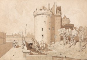 Alenconin linna tekijältä John Sell Cotman