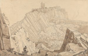 Domfront, Katse kaakkoon tekijältä John Sell Cotman