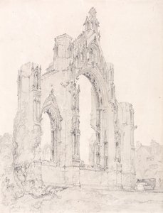 Howdenin kirkon itäpää, Yorkshire tekijältä John Sell Cotman
