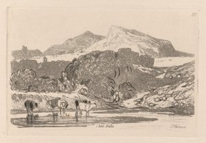 Liber Studiorum: Plate 21, View in North Wales tekijältä John Sell Cotman