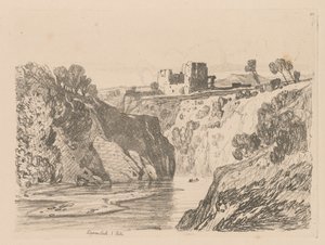 Liber Studiorum: Plate 27, Kilgarren Castle, N. Wales, 1838. tekijältä John Sell Cotman