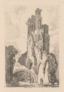 Tutkimuskirja: Plate 34, Llanathony Abbey, Monmouthshire tekijältä John Sell Cotman