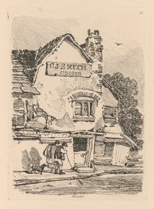 Kirja of Studies: Plate 41, House at Bristol tekijältä John Sell Cotman