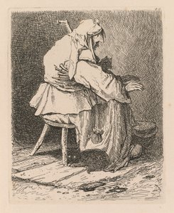 Liber Studiorum: Levy 44, Luonnos Rembrandtin mukaan, 1838. tekijältä John Sell Cotman