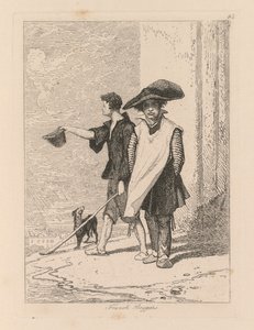Liber Studiorum: Plate 45, French Beggars tekijältä John Sell Cotman