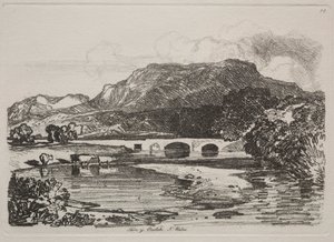 Tutkimuskirja: Tan y Beolch, Pohjois-Wales, 1838 tekijältä John Sell Cotman