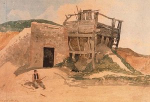 Kalkkiuuni lähellä Cromeria, Norfolk tekijältä John Sell Cotman