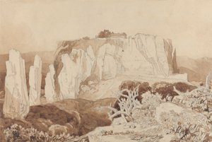 Mortain, Normandia tekijältä John Sell Cotman