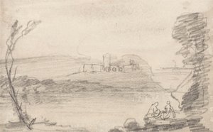 Ruin on a Lake Richard Wilsonin tavalla tekijältä John Sell Cotman