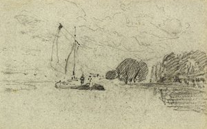 Purjehdusproomu (hiili) tekijältä John Sell Cotman