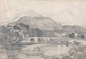 Tan-y-Bwlch, Pohjois-Wales tekijältä John Sell Cotman
