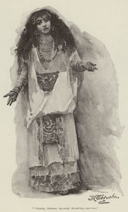 Montezuman tytär, kirjoittanut H Rider Haggard. tekijältä John Seymour Lucas